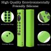 2Pack Gavyqier Silicone Protective Cover fits NVIDIA Shield TV Pro/4K HDR Remote Controller Series Anti-Slip Shockproof Glow in The Dark Glow Green&Glow Blue view 3