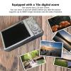 16X Digital Zoom Camera with 4K 44MP Resolution, Shock Proof Plastic Housing, 2.8in Screen for High Definition Photography (Silver) view 3
