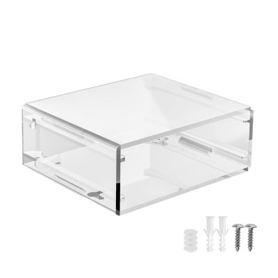 PLCPDM Transparency Acrylic Holder for Wall Mount with Accurate Cutout Covers for Easy Installation and Heat Dissipation