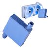 Aluminum Water Cooling Block, Liquid Water Cooler Heat Sink System, 40x40mm Water Cooling Exchanger Head for CPU Industrial PC Computer view 3