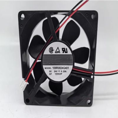 109R0824G401 DC24V 0.20A 80x80x25mm 2-Wire Inverter Cooling Fan