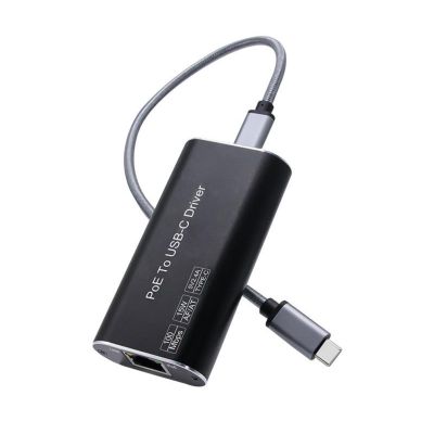 PLCPDM USB C to Ethernet Adapter with Power Capability Supports Multiple Devices USB C Converters IEEE802.3af