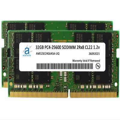Adamanta 64GB (2x32GB) Compatible for Lenovo ThinkPad X1 Extreme Gen 4 Laptop DDR4 3200MHz PC4-25600 SODIMM 2Rx8 CL22 1.2v Notebook Memory Module Upgrade RAM