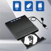 7 Port External Disc Drives with USB Ports Card Slots USB3.0 Portable Disc Disk Drives Player Burners Reader Writer view 3