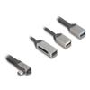 DeLOCK 2 Port USB Hub with SD and Micro SD Card Reader view 1