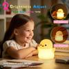 DREAMING MY DREAM Cute Penguin Night Light,LED Squishy Novelty Penguin Lamp,2 Levels Dimmable Bedroom Nightlight for Kids,Touch Penguins Light,Dorm Decor lamp,Baby Boys Girls Gifts view 4