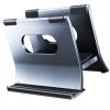 PLCPDM Aluminum Laptop Vertical Dock Stand Holder Gravitational Auto Lock Designing for Laptop Bracket with Silicone Protector view 1