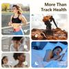 Smart Watch for Men Women, Bluetooth Call, 120+Sports Modes Fitness Tracker, Sleep Tracking, Step & Calorie Counter, IP68 Water Resistant Smartwatchs for Android iPhone, lightweight Casual Beige view 4