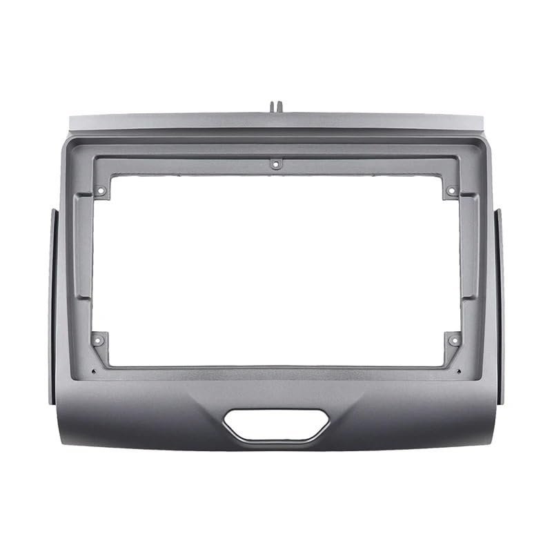 AYYDXRK 9" Android Car Radio Head Unit Fascia Compatible with Ranger/Everest 2015+ Multimedia Player Dash Panel Frame Kit Center Console Holder Install Mount Kit(Silver)