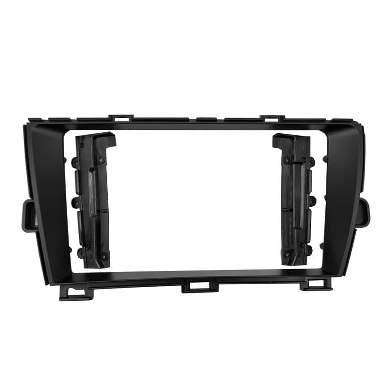 AYYDXRK 2 Din Car Radio Frame Kit Compatible with Prius 2009-2016 Auto Stereo ABS Plastic Panel Mounting Bezel Faceplate Fascia Install Mount Kit