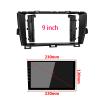 AYYDXRK 2 Din Car Radio Frame Kit Compatible with Prius 2009-2016 Auto Stereo ABS Plastic Panel Mounting Bezel Faceplate Fascia Install Mount Kit view 2