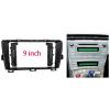 AYYDXRK 2 Din Car Radio Frame Kit Compatible with Prius 2009-2016 Auto Stereo ABS Plastic Panel Mounting Bezel Faceplate Fascia Install Mount Kit view 3