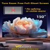 ALR Screen for UST Projector, 150 inch ALR Fixed Frame Projector Screen Wall Mount 16:9 8K/4K 3D, Grey Projection Screen, 0.39 inch Ultra-Narrow Bezel for Movies and Games view 2