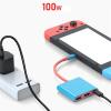 3 Port Type C Adapter Docking Station for 4K60hz Video Output USB3.0 5Gbps and PD100W Fast Data Transfer view 4