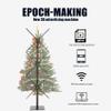 3DHologramFan, 3 PCS Splicing Units 63" Splicing HD Holographic Fan Projector Screwless Led Lights with App and WiFi, Remote Control, and Bluetooth for Bar, Shop, Halloween, Christmas view 2