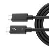 ZEXKENS Thunderbolt5 Data Cable 120Gbps with 8K 60Hz Double Screen and 5A Fast Charging for Thunderbolt5 view 1