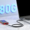 ZEXKENS Thunderbolt5 Data Cable 120Gbps with 8K 60Hz Double Screen and 5A Fast Charging for Thunderbolt5 view 2
