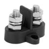 12V 250A Power Distribution Block, 5/16 M8 Stud, Universal Bus Bar for Auto, Marine, RV, Solar Systems Positive & Negative 2 Pcs (B (black)) view 3