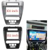 Car Interior Accessories Audio Frame Car Audio 10.1 INCH Big Screen Fascia Frame Adapter/Fit For FORD FUSION 2009-2012 2 Din Dash android mp5 Panel Frame Kit(Silver) view 1