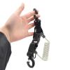 ZEXKENS Scubas Diving Coiled Lanyard Quick Releases Heavy Duty Antilost Underwater Spring Coiled Camera Strap for Diving Light view 4