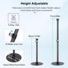 Koolehaoda Tripod Stand Extendable Monopod Carbon Fiber Pole wiht Round Base for Desk, 360 Rotatable Ballhead Tabletop Webcam Stand for DSLR Camera, Light, Webcam, Live Streaming, Vlogging view 2
