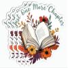 3PCS Just One More Chapter Sticker - Book Sticker - Funny Bookish Sticker - Perfect Sticker - Water Bottle Tumbler Sticker - Phone Sticker view 1