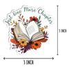 3PCS Just One More Chapter Sticker - Book Sticker - Funny Bookish Sticker - Perfect Sticker - Water Bottle Tumbler Sticker - Phone Sticker view 2