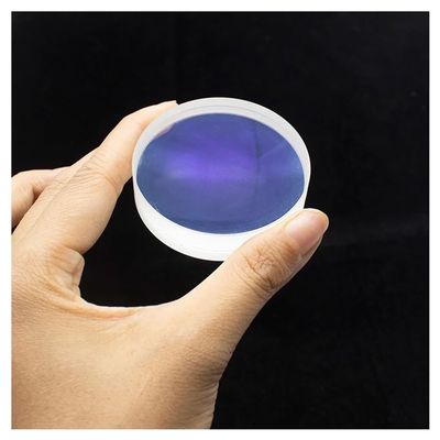 30mm Series Optical Glass Convex Lens for Astronomic Astronomical Telescope Lens Objective Lens(30.5f130 glued Blue)
