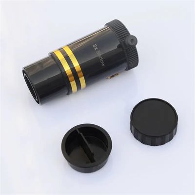 Astronomical Telescope Accessory 1.25 Inches 31.7mm 3X Magnifying Barlow Mirror Optical Lens Metal with Gold Color