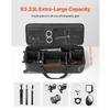 Happybuy Studio Equipment Trolley Case, 46.46 x 14.57 x 11.81 in (118 x 37 x 30 cm), Rolling Camera Bag with Wheels, Straps view 2