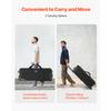Happybuy Studio Equipment Trolley Case, 46.46 x 14.57 x 11.81 in (118 x 37 x 30 cm), Rolling Camera Bag with Wheels, Straps view 3