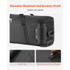 Happybuy Studio Equipment Trolley Case, 46.46 x 14.57 x 11.81 in (118 x 37 x 30 cm), Rolling Camera Bag with Wheels, Straps view 4