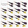 ROBAUN Fakra D Type Male Female Purple to SMA Plug Jack Pigtail Cable Adapter RG316 15cm /30cm/50cm/100cm(Type13,30CM) view 2