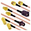 ROBAUN Fakra D Type Male Female Purple to SMA Plug Jack Pigtail Cable Adapter RG316 15cm /30cm/50cm/100cm(Type13,30CM) view 3