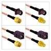 ROBAUN Fakra D Type Male Female Purple to SMA Plug Jack Pigtail Cable Adapter RG316 15cm /30cm/50cm/100cm(Type13,30CM) view 4