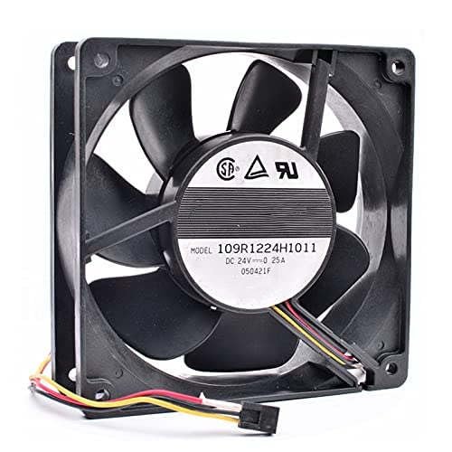 109R1224H1011 DC 24V 0.25A 108 CFM 120x120x38mm 3-Wire Inverter Cooling Fan