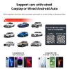 Sunweyer 2025 Wireless CarPlay Adapter Android Auto Streaming Box SW12 Pro with Netflix, YouTube, Hulu, App Install - Ai Box, Dual WiFi, Bluetooth, HDMI, LED Ambient, for Wired Car Play Cars view 2