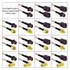ROBAUN Fakra D Type Male Female Purple to SMA Plug Jack Pigtail Cable Adapter RG316 15cm /30cm/50cm/100cm(Type9,30CM) view 2