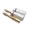 50 Pieces Gold Plated Speaker Banana Audio Connector Speaker Cable 4mm Banana Jack(50 Pieces) view 4