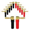 12pcs Banana 4MM Speaker Cable Banana Connector Audio Cable Male Speaker Connector(Elastic Pin) view 4