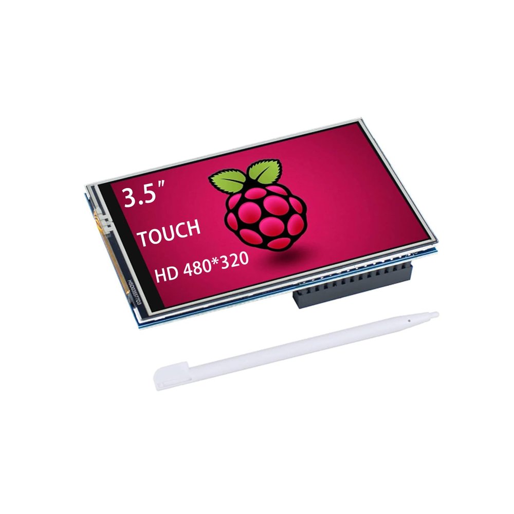 3.5 Inch 480x320 Touch Screen TFT LCD SPI Display Panel for Raspberry Pi 5, Pi4B, 3B+, 3B, A+, A, B+, B