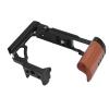 Wood Handle Metal Camera Cage Protective Frame for ZFC Microcamera Half Mount Expansion Shoot Accessory (Akozongq6za81csw-11) view 4