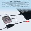 VBESTLIFE USB Audio Capture Card with 3.5mm and AV Ports for Vista, 7, 8, 10, 11, for Cassette Tapes to MP3 Converter view 2