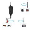 VBESTLIFE USB Audio Capture Card with 3.5mm and AV Ports for Vista, 7, 8, 10, 11, for Cassette Tapes to MP3 Converter view 4