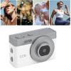 Mini Keychain Camera, 1080P 12MP Digital Camera with 0.96 Inch Screen, Memory Card, USB Charging Cable, 1080P HD Video Compact Camcorder (White) (128GB) view 2