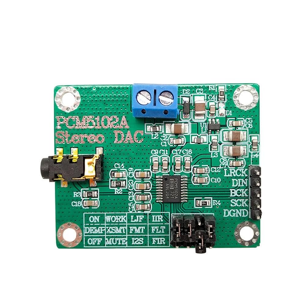 PCM5102A Digital Audio I2S IIS Stereo DAC Decoder Board Module Digital-to-Analog Converter