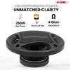 5 CORE Car Two Way Speaker System 4 Inch Pro 250 Watt Pair 4 Ohm w Built-in Tweeter High-Efficiency Audio Component Coaxial Speakers for Stereo Sound - CS 04 2W view 2