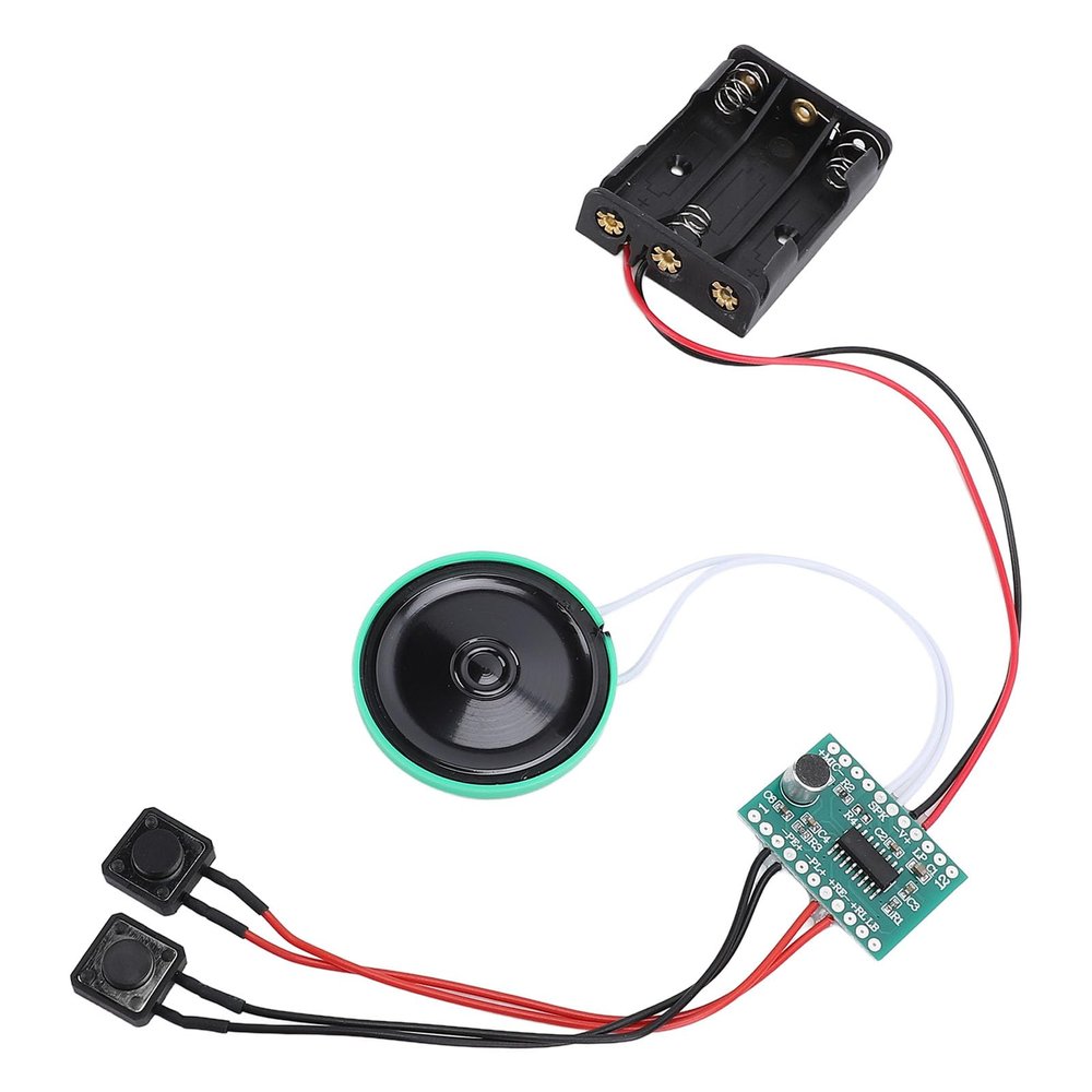 Greeting Cards Recordable Voice Module Single Play 60S Recording Time Card Recording Sound Chip 10cm Wire