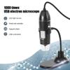 Portable Digital Microscope,1000X Bracket Portable Digital USB Microscope with Builtin 8 LED Fill Lights for/MAC view 2
