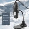 Portable Digital Microscope,1000X Bracket Portable Digital USB Microscope with Builtin 8 LED Fill Lights for/MAC view 3